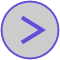 icon showing a blue arrow pointing right on a light grey circle